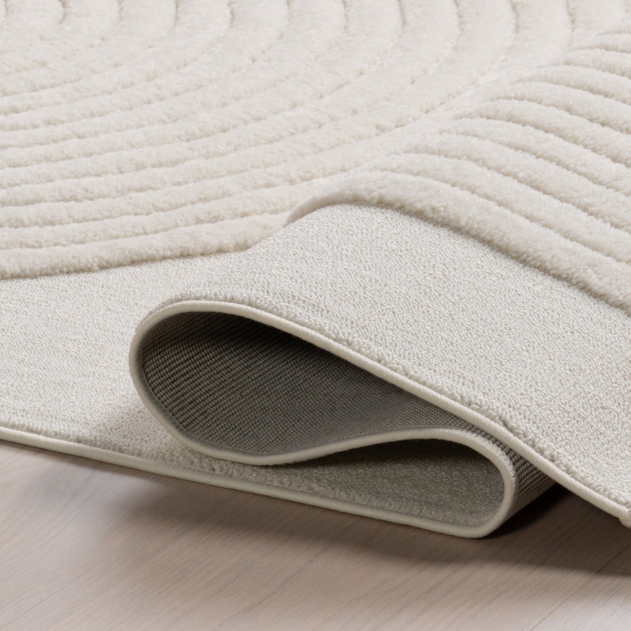 Japandi Arc Tasseled Rug