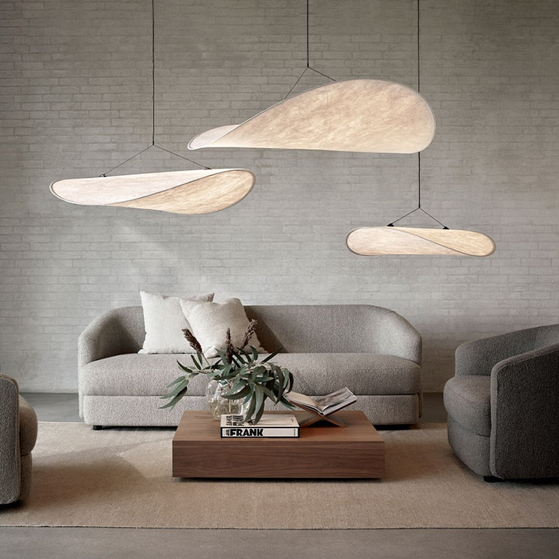 Japandi Paper Pendant Light