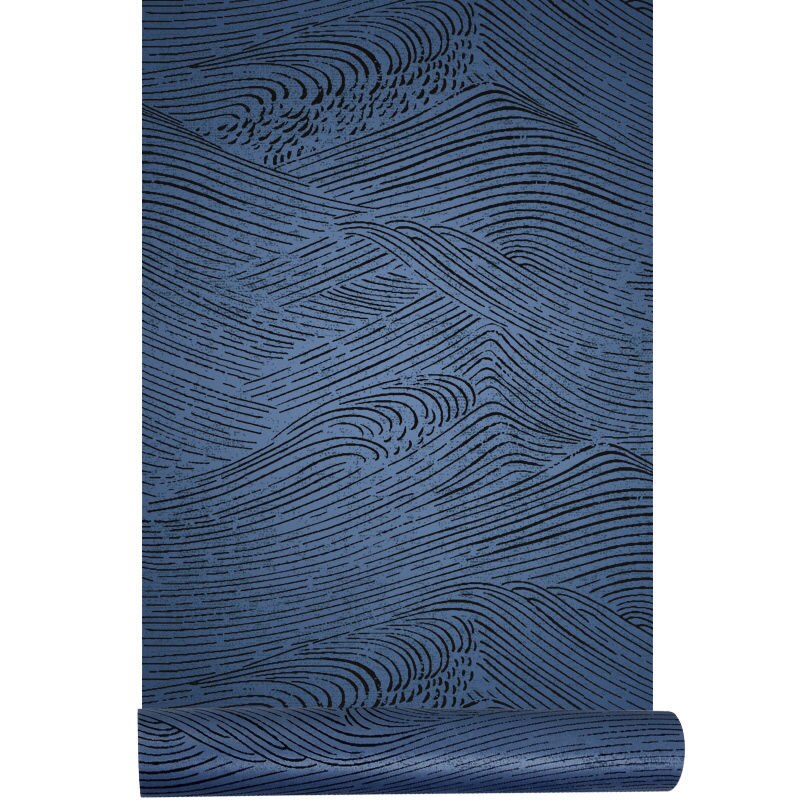 Japandi Wave Patterns Wallpaper | Japandistore®