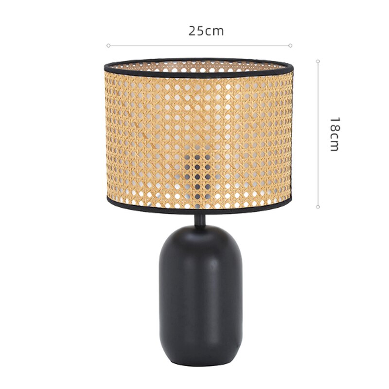 Rattan Japandi Table Lamp | Japandistore®
