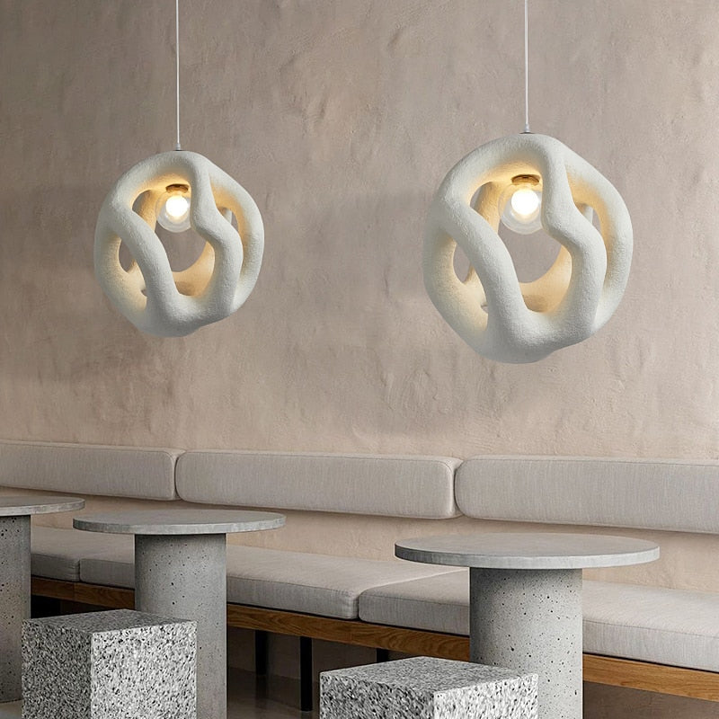Japandi Organic Pendant Light - Entwine