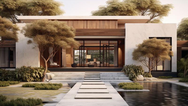 Japandi Style Exterior : Create your harmonious japandi outdoor space - Japandi Style Outdoor Spaces