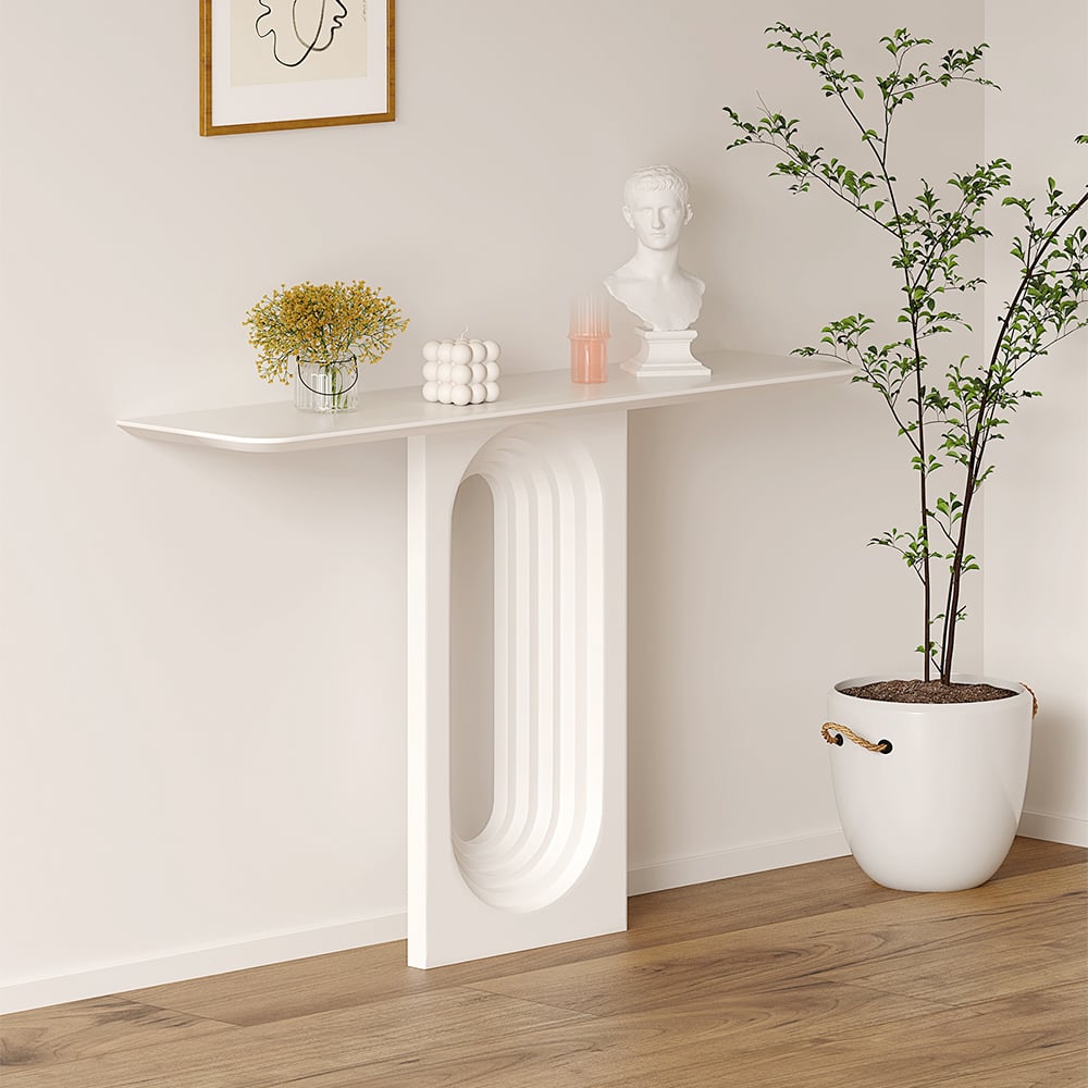 Japandi Narrow Console Table