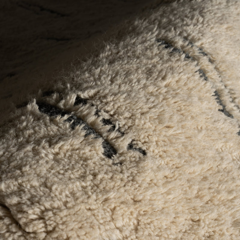 Japandi Washable Wool Rug - Vina
