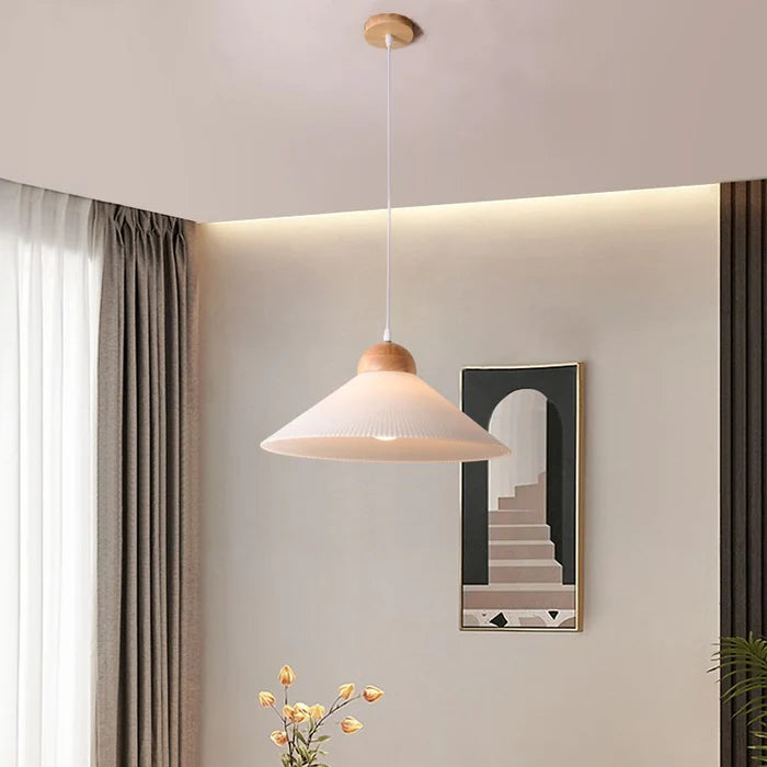 Small Japandi Pendant Light