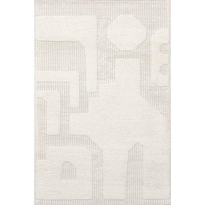 Apandi Rug Texture Ivory Geometric Japandi Rug