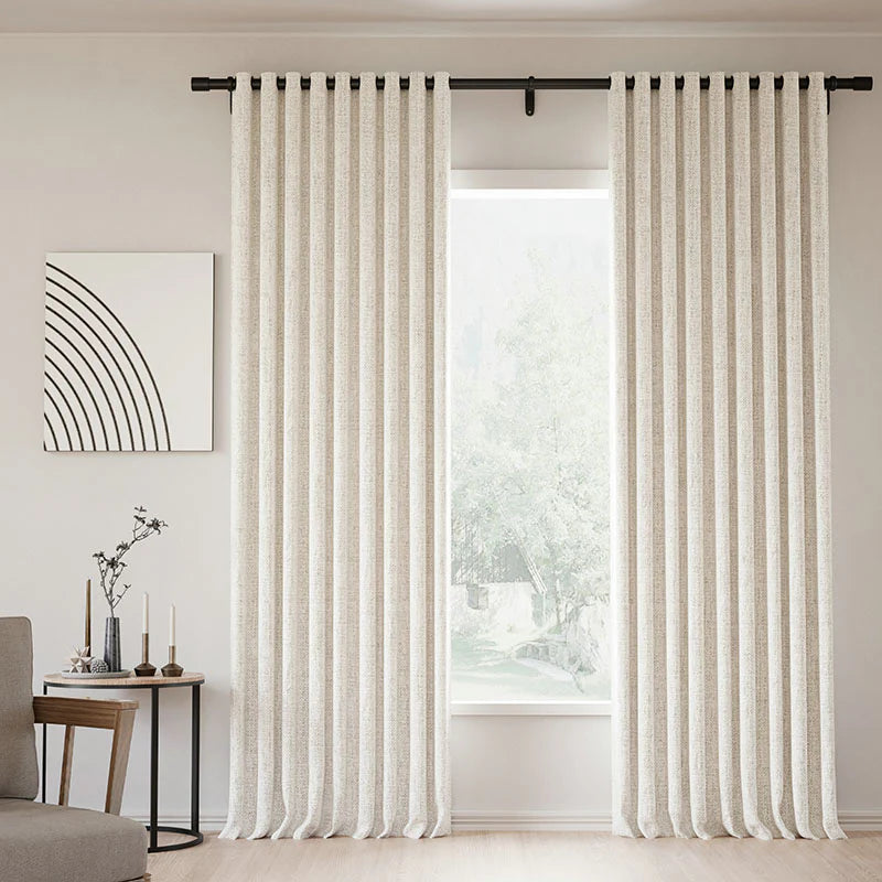 Japandi Linen Blackout Curtains | Grommet