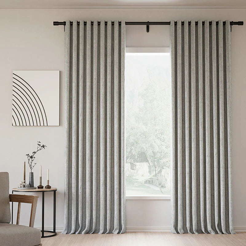 Japandi Linen Blackout Curtains | Grommet