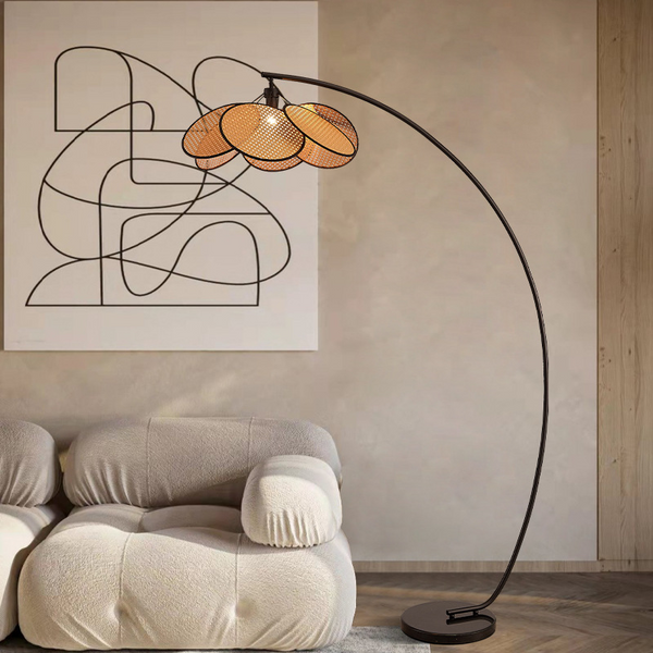 Japandi Rattan Floor Lamp | Japandistore®