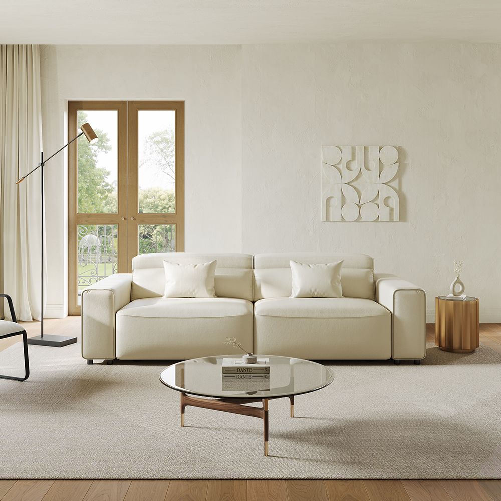 Japandi Convertible Sleeper Sofa With Power Extension – Ease Bed