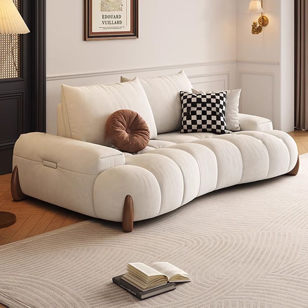 Japandi Deep Seat Pet-Friendly Sofa With Adjustable Cushions – Cloud Nest