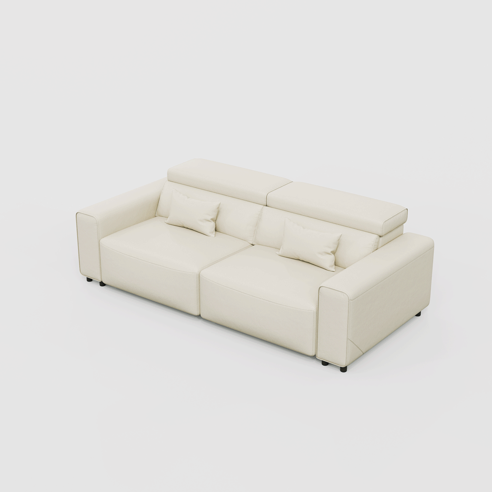 Japandi Convertible Sleeper Sofa With Power Extension – Ease Bed