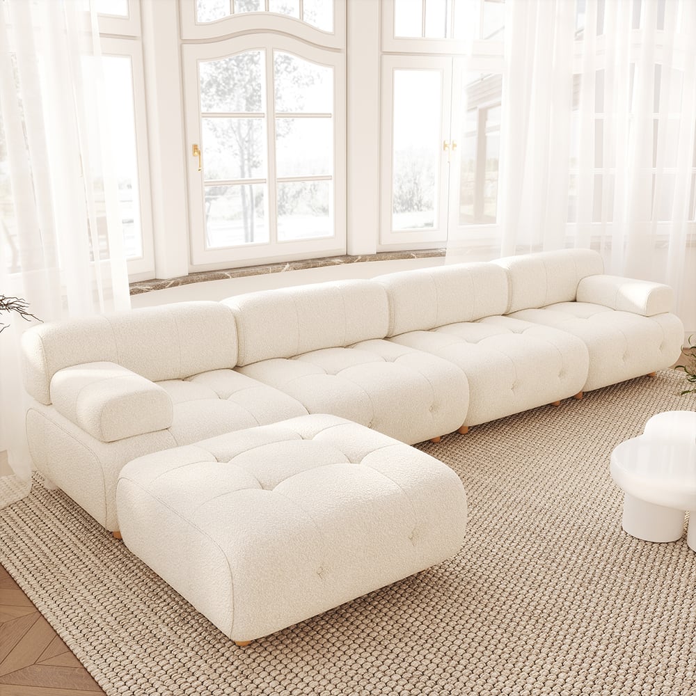 Japandi Corner Sectional Sofa