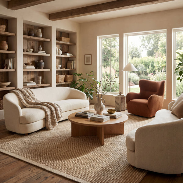 Japandi Jute & Wool Rug - Patricia