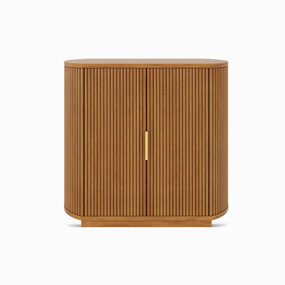 Japandi Tall Grille Design Sideboard