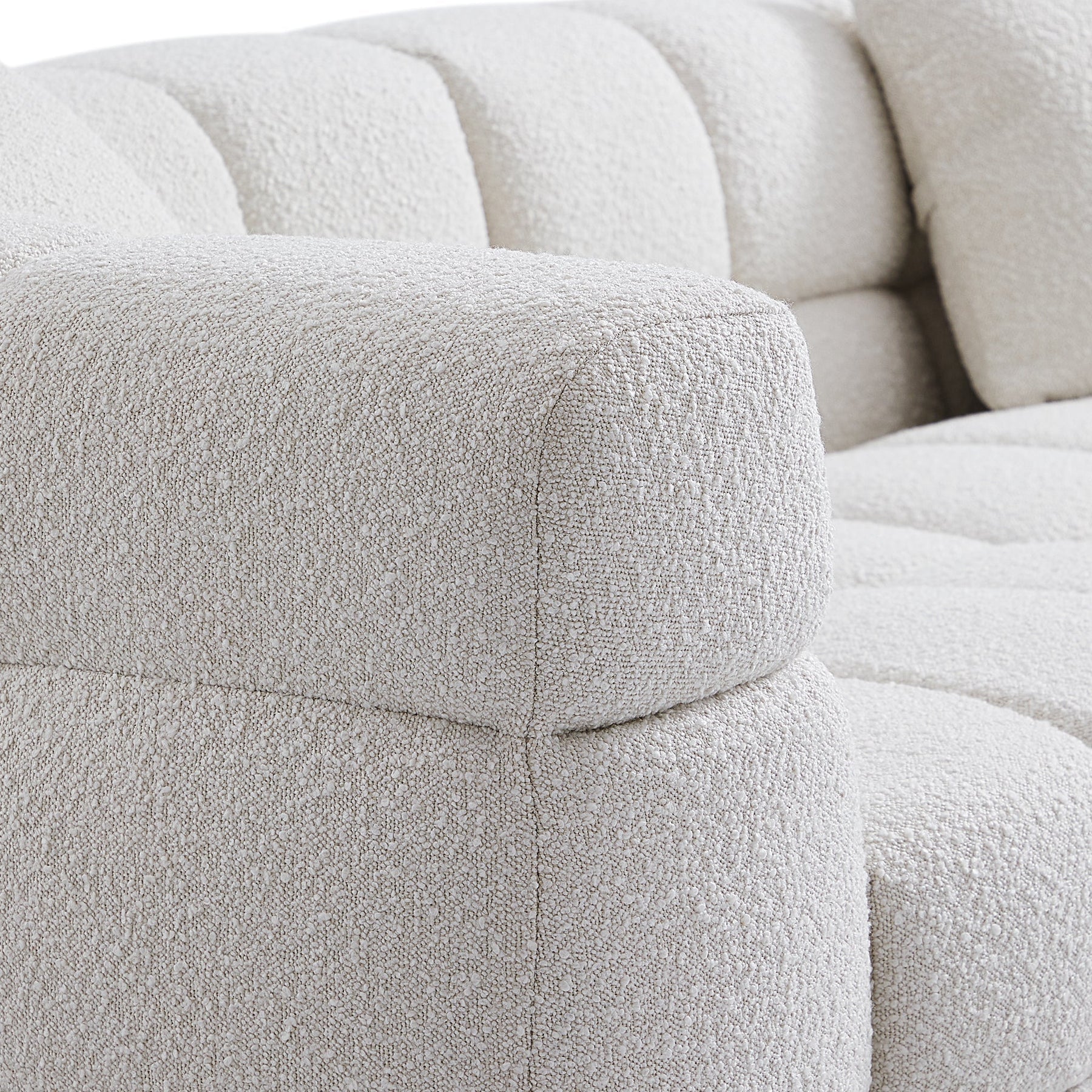 Japandi Boucle Armchair