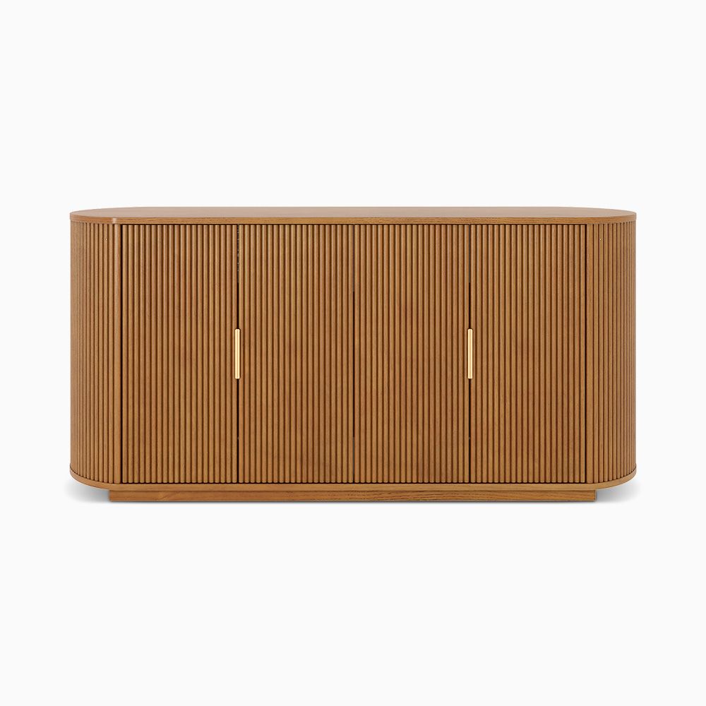 Japandi Ash Wood Sideboard