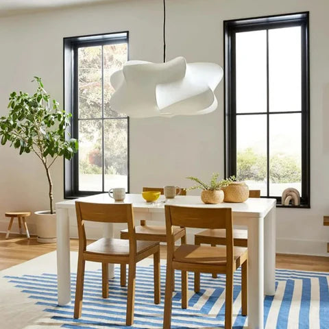 Japandi Opaline Minimalist Pendant Light – Serica