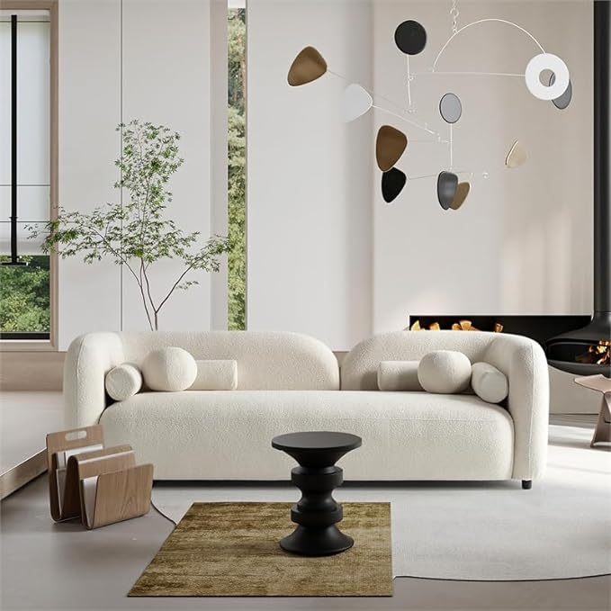Japandi Style Boucle Sofa