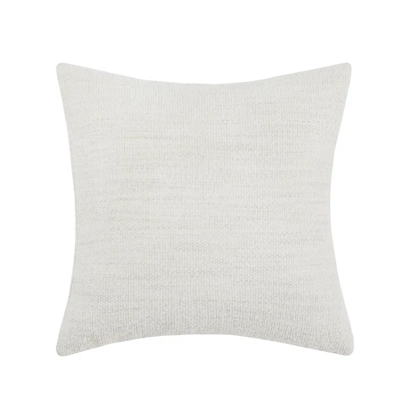 White Japandi Bouclé Sofa