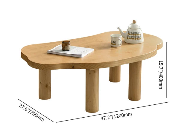 Japandi Cloud Shape Coffee Table