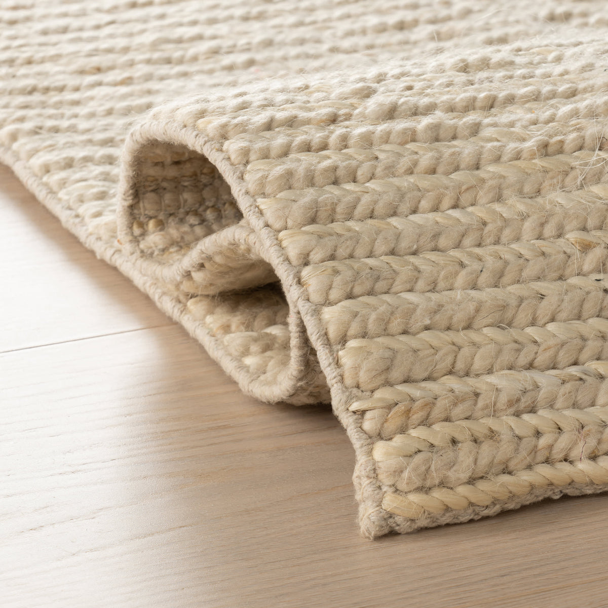 Japandi Soumak Jute & Wool Rug - Hades – view 3