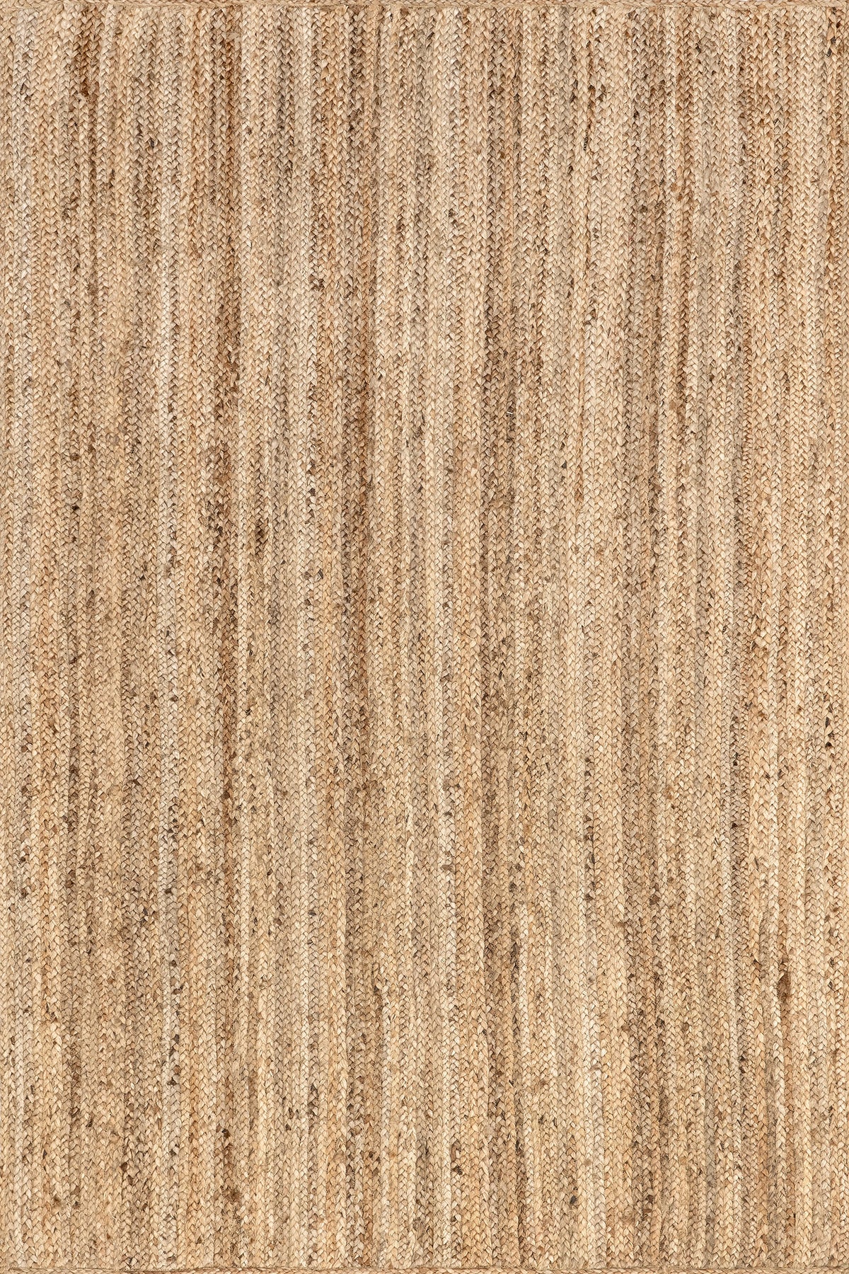 Japandi Braided Jute Rug - Natural