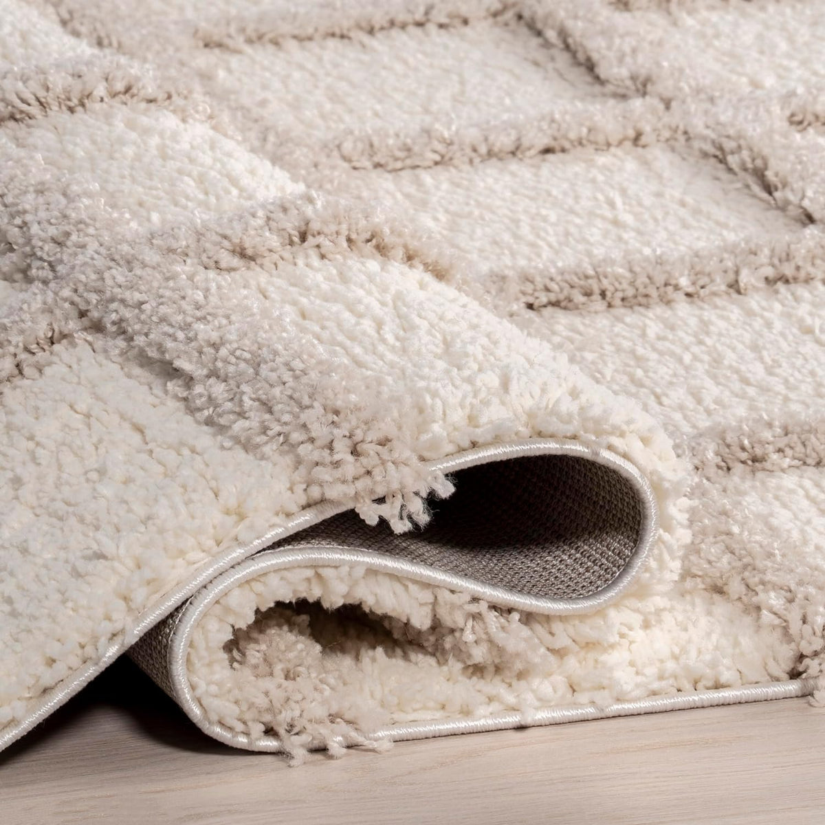 Apandi Rug Texture Japandi Checkered Texture Rug