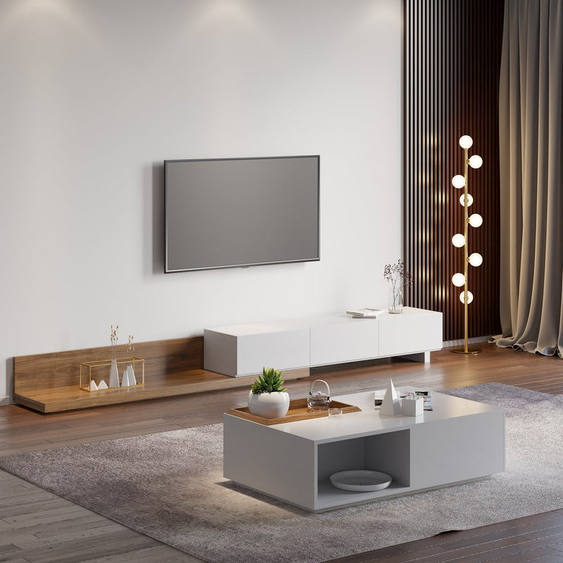 Japandi Extendable TV Stand