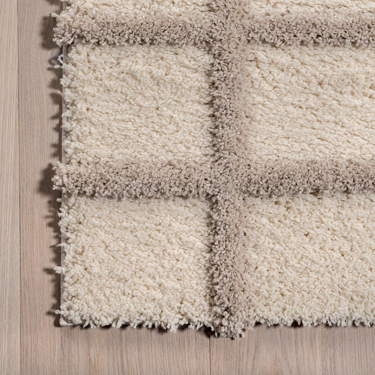 Checker Texture Rug Japandi Checkered Texture Rug