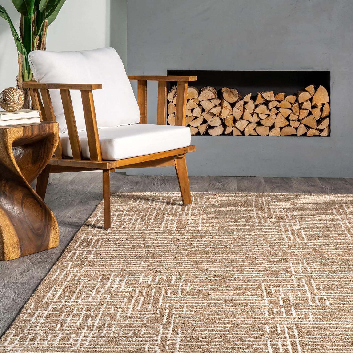 Japandi Jute and Wool Rug