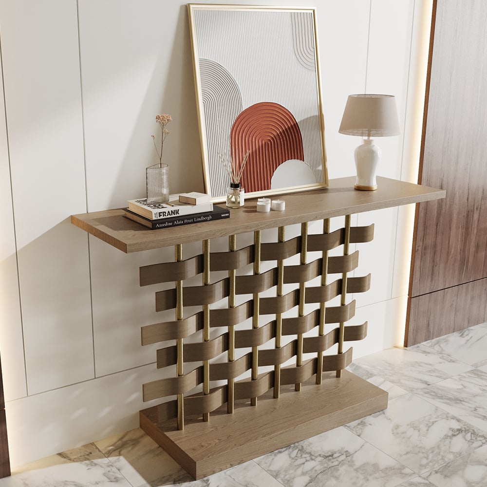 Japandi Modern Console Table