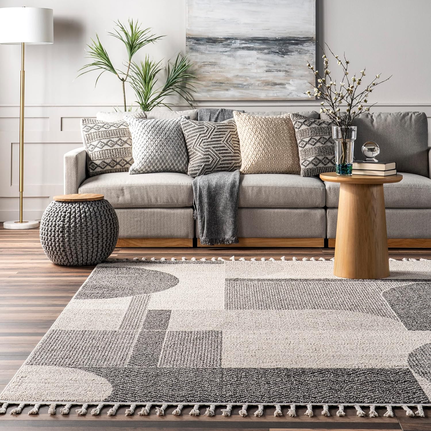 Japandi Lattice Rug