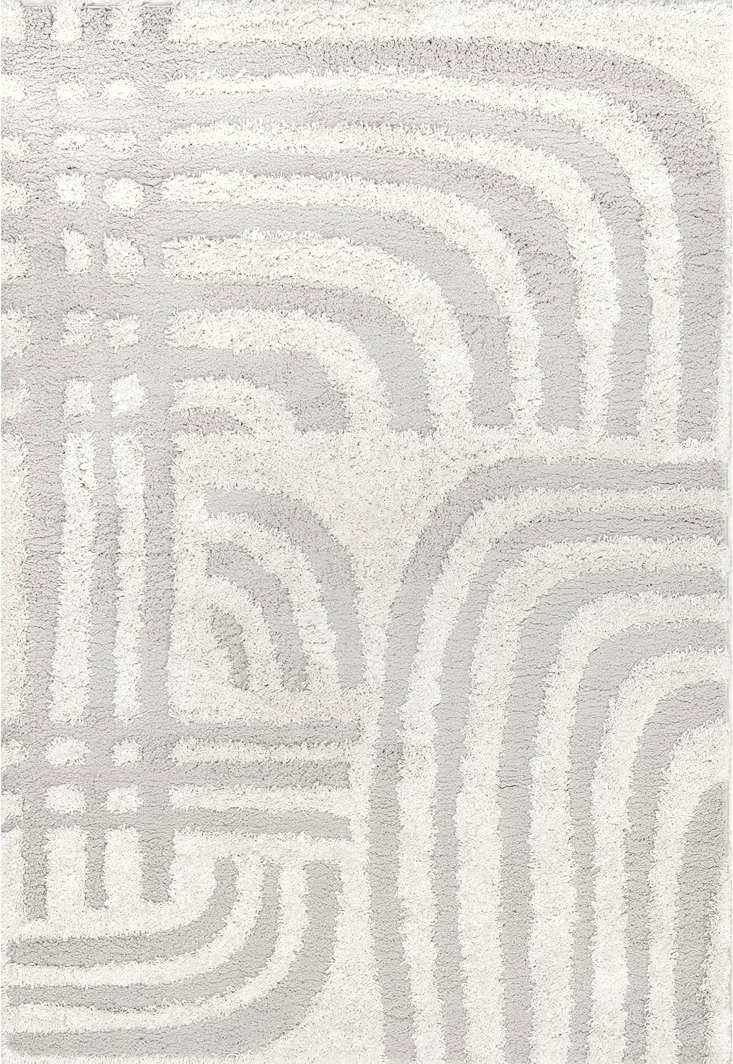 Japandi Shag Waves Rug