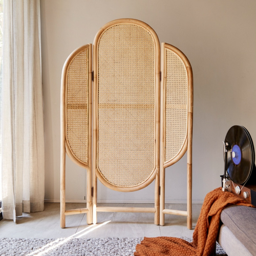 Accordion Rattan Japandi Room Divider Japandistore®