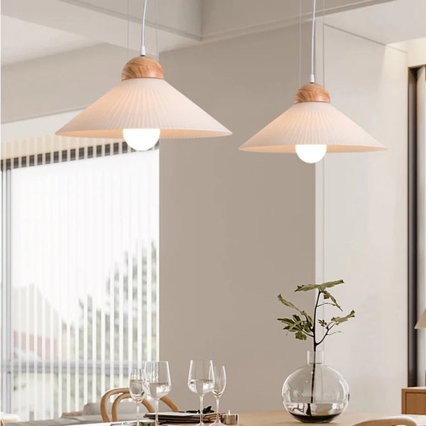 Small Japandi Pendant Light