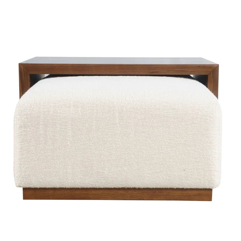 Japandi Coffee Table Ottoman