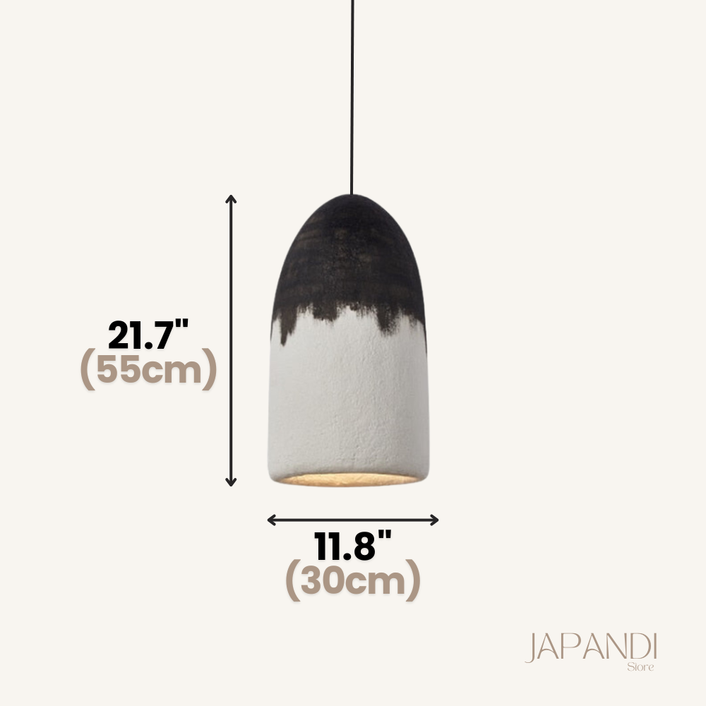 Black and White Japandi Pendant Light | Japandistore®