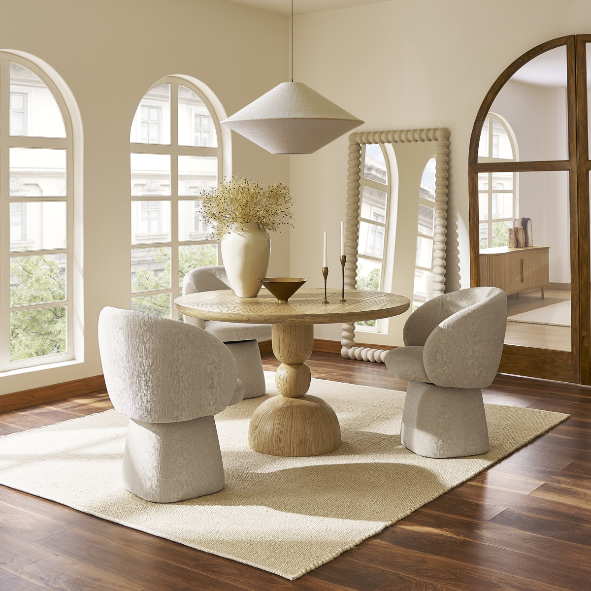 Japandi Full-Length Floor Mirror