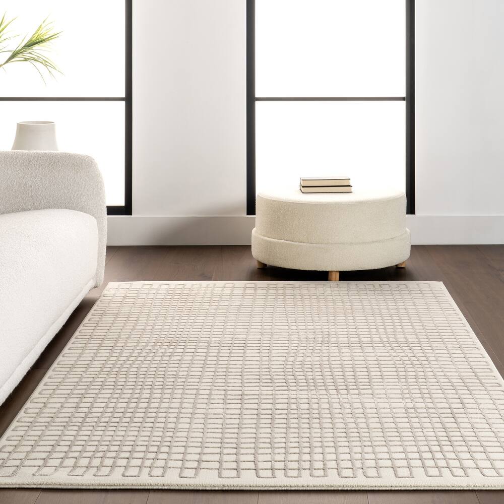 Japandi Stacked Lines Rug