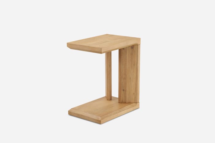 Japandi Small Wooden Side Table