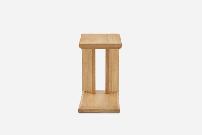 Japandi Small Wooden Side Table