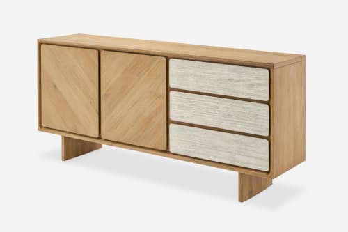 Japandi Modern Wood Sideboard