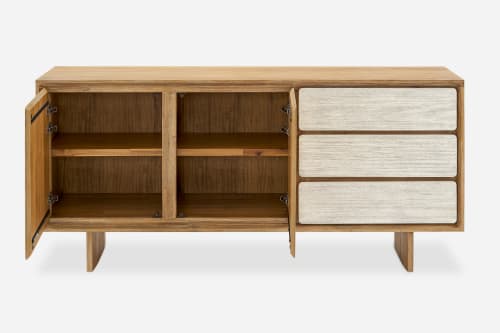 Japandi Modern Wood Sideboard