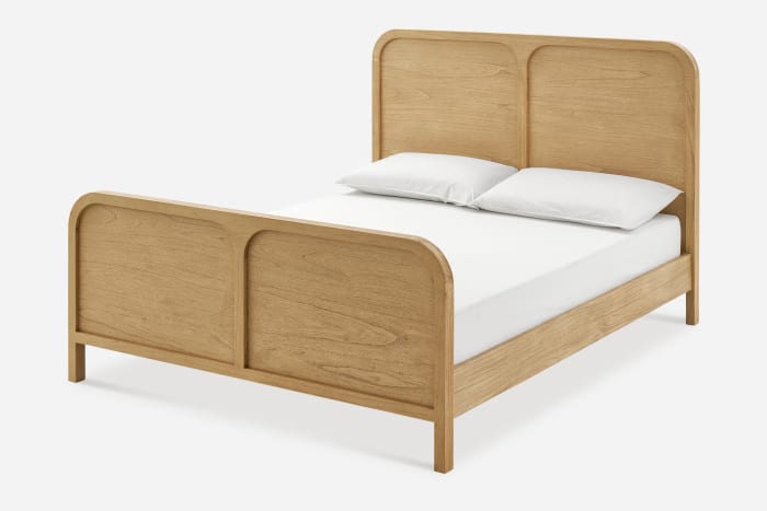 Japandi Wooden Bed