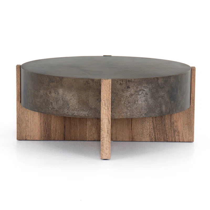 Cross-Leg Wood Coffee Table - Glendo