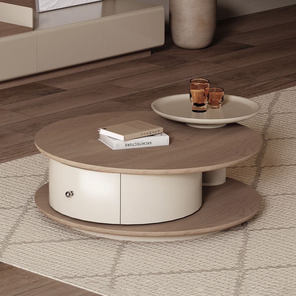 Japandi Rotating Coffee Table