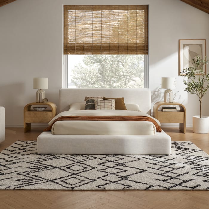 Japandi Upholstered Bed Set