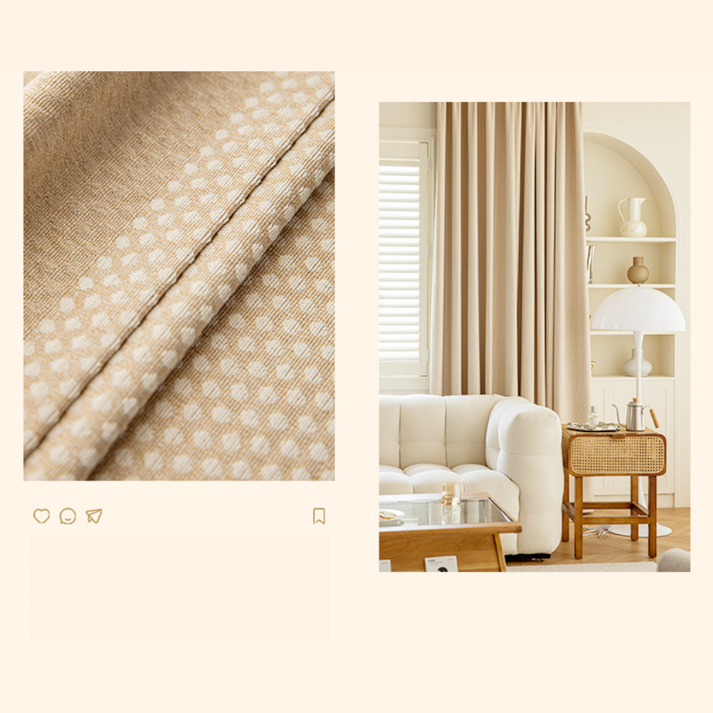 Dot Patterns Japandi Curtain | Japandistore®