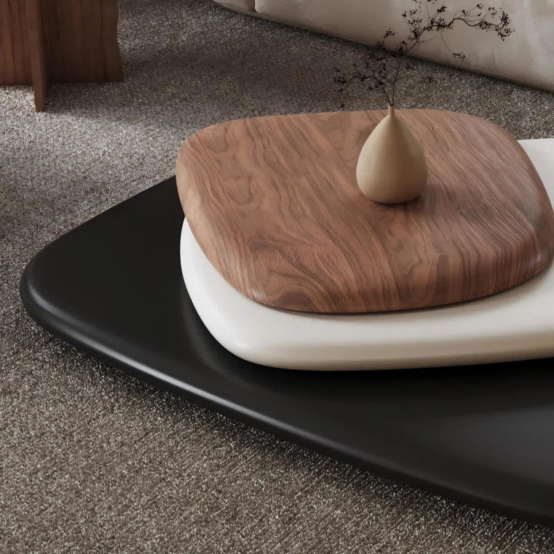 Swivel Modern Wood Coffee Table - Dusan